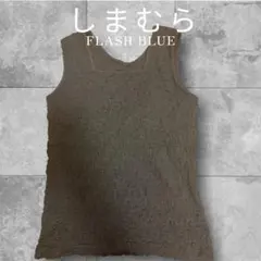 しまむら　FLASH BLUE カップ付きタンクトップLのサムネイル