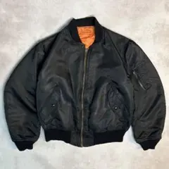 m*5様 《希少カラー》90s USA製 ALPHA MA-1 ブラック L ヴ