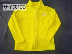 【123】ノースフェイス 蛍光イエロー ラッシュガード サイズ100