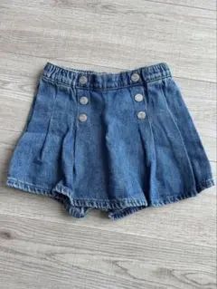 ZARAキッズ　キュロットデニムパンツ　104