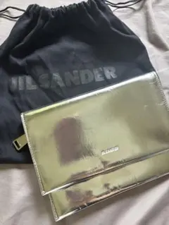 JIL SANDER ミントグリーンレザー キーホルダー キーリング ストラップ