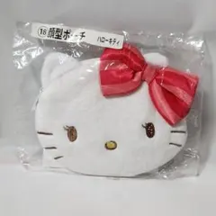 ダイカットポーチ☆フェイス型☆ハローキティ