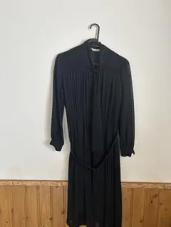 Aime ブラック ロングワンピース