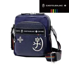新品 定20,900円 カステルバジャック ショルダーバッグ 斜め掛け ネイビー