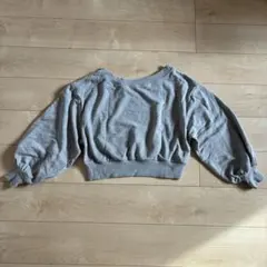 GRL オフショルダースウェットトップス グレー