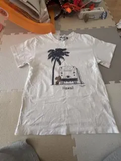 日焼けスヌーピー　ハワイ Tシャツ ホワイト