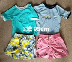 値下げ BabyGAP男の子水着上下×２セット 3歳 surf shop