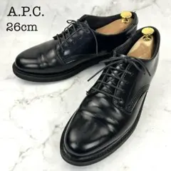 A.P.C. ダービーシューズ 26174 USA製 黒 40 ポストマン