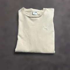 PUMA ベージュ 長袖カットソー XL