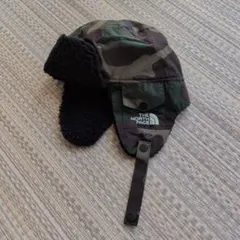 THE NORTH FACE 迷彩耳あて付きキャップ