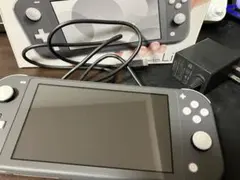 Nintendo Switch Lite グレー 本体 ACアダプター、箱付き