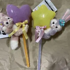 ディズニー　リゾート　ダッフィーフレンズ　ぬいぐるみスティック