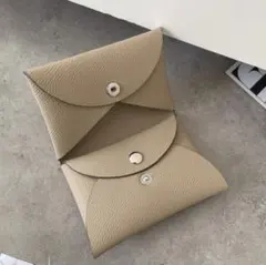 残りわずか　【牛本革】ミニ財布　小銭入れ&カードケース