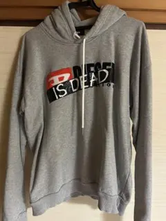DIESEL グレー フード付きパーカー