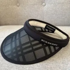 BURBERRY ゴルフ バイザー ブラックのサムネイル