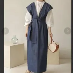 bab リボンセットジャンスカ デニム Ｍ