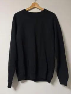 GAP ドライ フレンチテリー クルースウェット ブラック