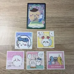 【6点まとめ売り】ちいかわ ステッカー&カード
