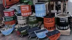 CALIFORNIA U.S. ROUTE 66 ドラム缶リメイクプランター - メルカリ