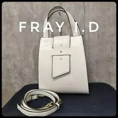 ✅️FRAY I.D　2WAY　ミニトート　白のサムネイル
