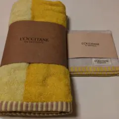 ロクシタンノベルティ　バスタオル・ハンドタオルセット【 L'OCCITANE】