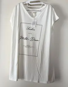 BOU JELOUD ロゴプリント 半袖Tシャツ オフホワイトのサムネイル