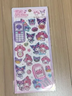 平成はっぴーフォンステッカー　マイメロディ　クロミ