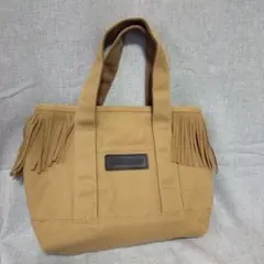 MINNETONKA フリンジトートバッグ ベージュのサムネイル