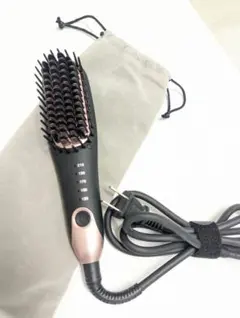Agetuya ブラシヘアアイロン 温度調整可能