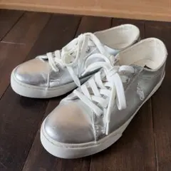 POLO Ralph Lauren ポロラルフローレンスニーカー25.0シルバー