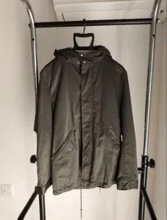 MEN'BIGI オリーブグリーン モッズコート ショート　 フリース裏地付き