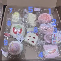 Mellojoy 大福シリーズ スクイーズ まとめ売り パウダー・袋付9個