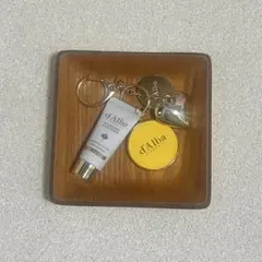 d'Alba　ダルバ　キーリング　ミニハンドクリーム　ミラー付き