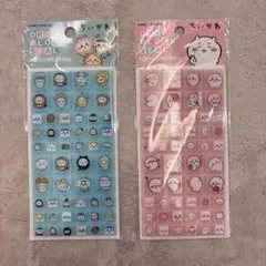 ちいかわドロップブロックシール　タイルシール　うさぎ　ハチワレ