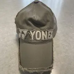 週末セール中☆YONEX ダメージ加工 グレーメッシュキャップのサムネイル