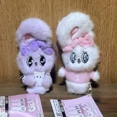 エスターバニー イニシャルマスコット S ふんわりワンピース マスコット