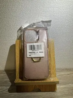 ピンクケース iPhone 13 pro カードポケット付き