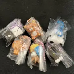 サンエックスユニバース チャームつきグミ のチャーム6個セット ミニチュア