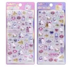 【海外ライセンス品】ハローキティ3D立体シール2枚セット