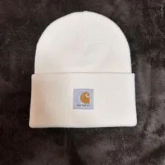 Carhartt ホワイト ニット帽