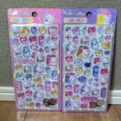 【海外限定】キティ ボンボンドロップシール 2個セット