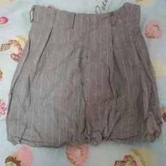 ストライプバルーンスカート