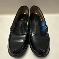 HARUTA ハルタ 23.5 3E ゆったり　天然皮革　日本製　黒　ローファー