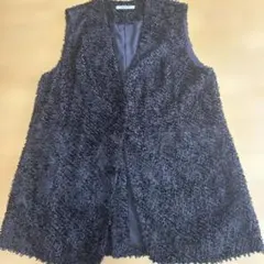 milk様専用！美品！SIMPLICITÉ 黒 ジレのサムネイル