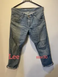 Lee 七分丈　ジーンズ　サイズ30