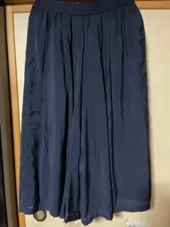 イェッカヴェッカ　パンツ　ネイビー　紺　ワイドパンツ