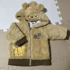 ベビー　アウター　フードあり　プーさん　70