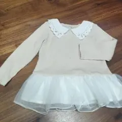 petit main 90cm ベージュ Tシャツ