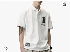 ✨残り1点✨ポロシャツ シャツ ワンポイント　ゆったり シルエット ゴルフウェア