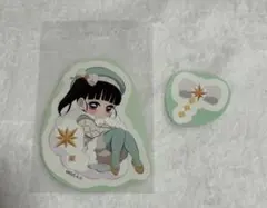 鬼滅の刃　ufotable 栗花落カナヲ　クリスマス2024 シール　ステッカー